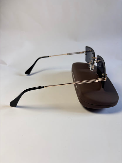 Lunettes de soleil homme sans monture