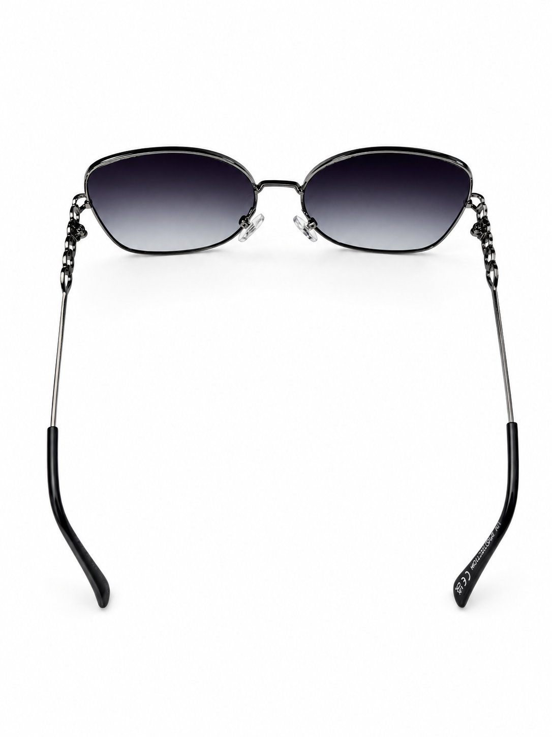 Lunettes de soleil oversize / Branches chaînes