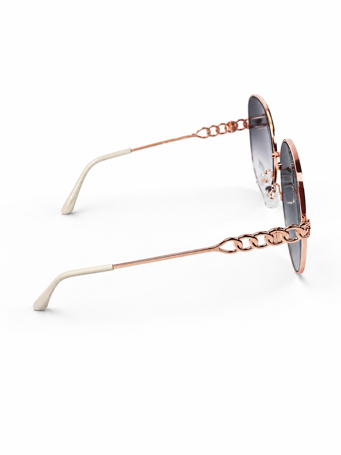 Lunettes de soleil oversize / Branches chaînes