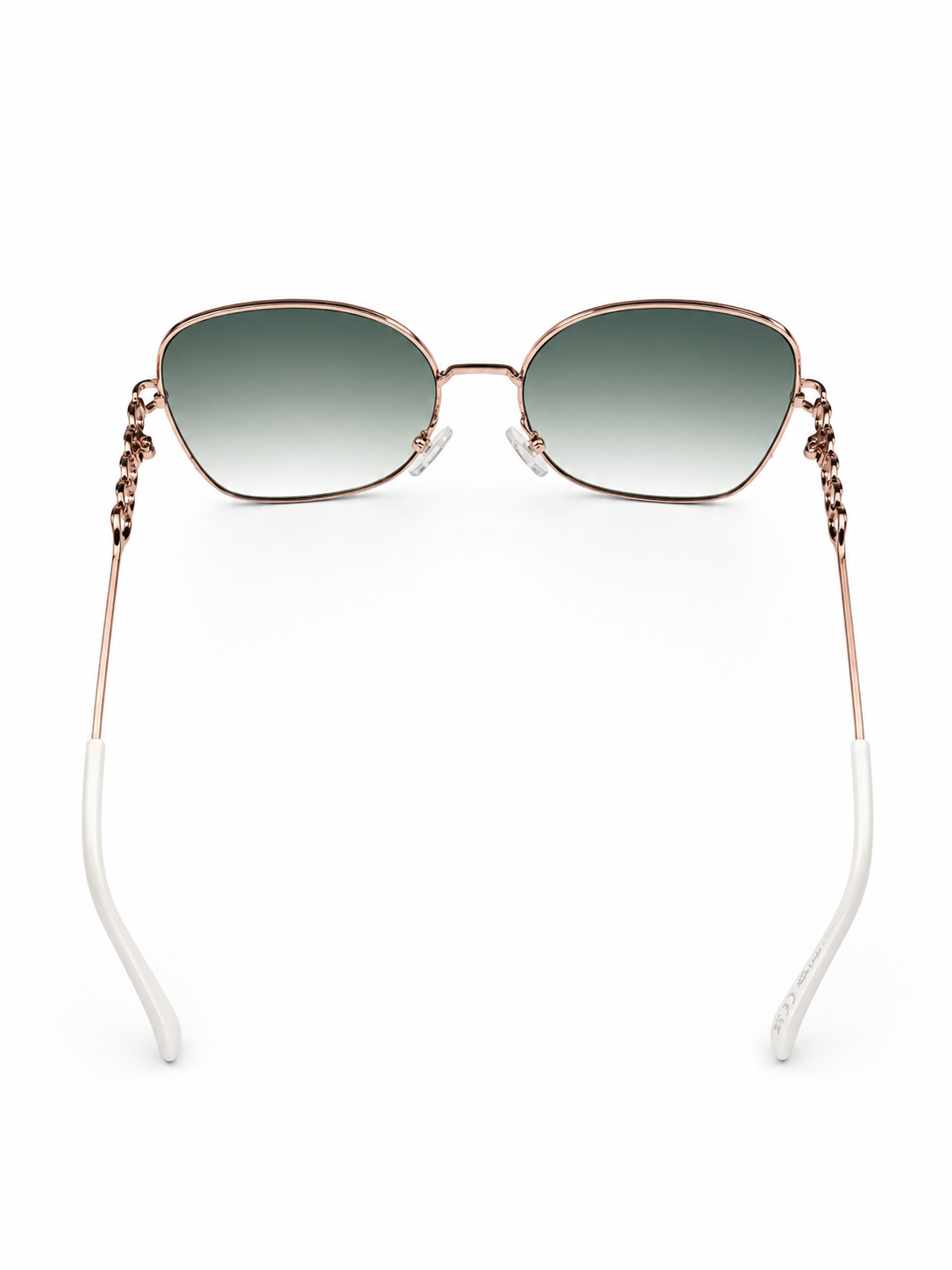 Lunettes de soleil oversize / Branches chaînes